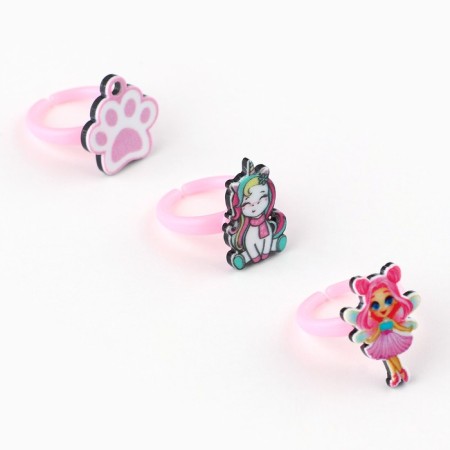 Ring 3 pcs with a “unique image” tattoo 8 x 12 cm-7