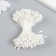 Stamens for flowers "white" set 360 pcs length 6 cm