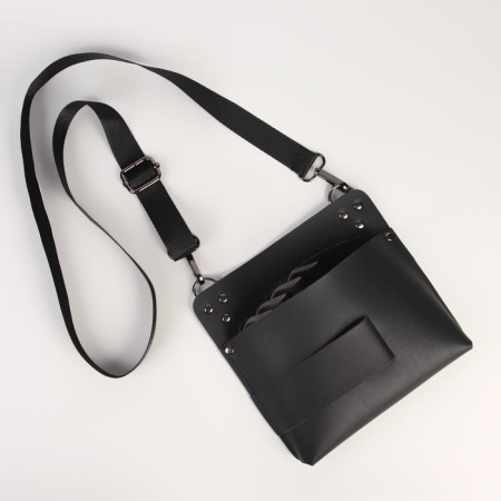 Bag for a master 19 × 18.5 cm, belt length 105 cm, black color-3