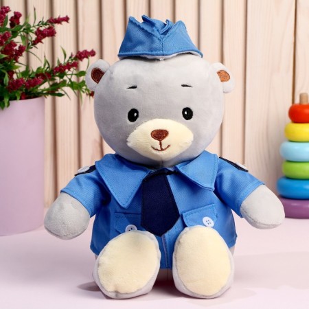 Soft toy "Bear Lappy - Police", 22 cm-2