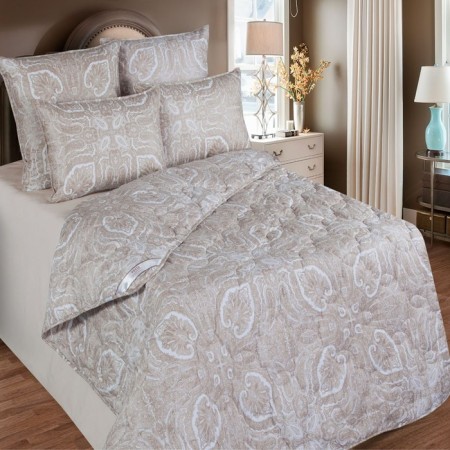 Lighting blanket 140x205 cm, camel wool, tick fabric, p/e 100%