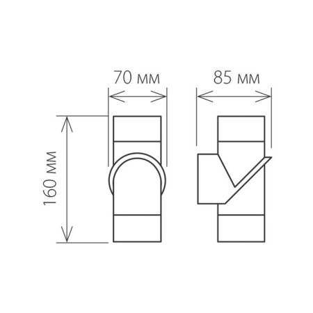 Elektrostandard lamp, 6 W, LED, 3000K, 310 LM, IP54, wall, Techno 1553 LED steel-2