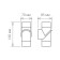Elektrostandard lamp, 6 W, LED, 3000K, 310 LM, IP54, wall, Techno 1553 LED steel