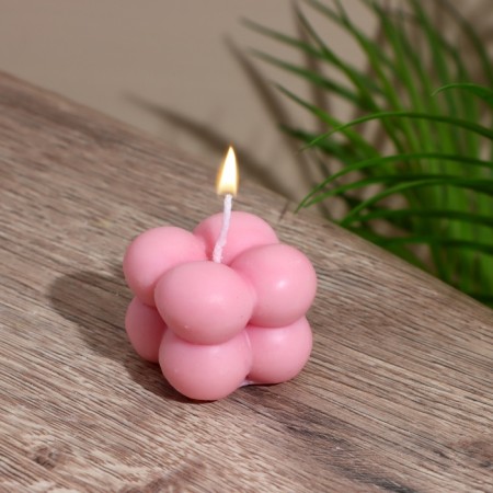 Candle "Cube" 4x4x4 cm, soy wax mix-1