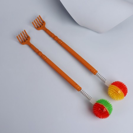 Massager - Cheserka "Ball", bilateral, Mix color-11