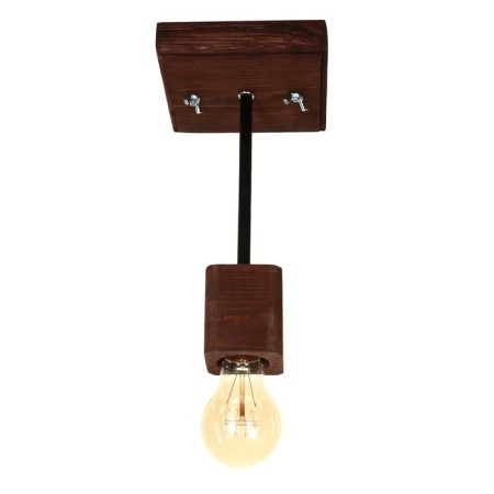 Hugh chandelier 1x60W E27 Brown/Black 27x14x14cm Bayerlux