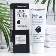 Facial peeling slop, compliment, with wood coal, 80 ml