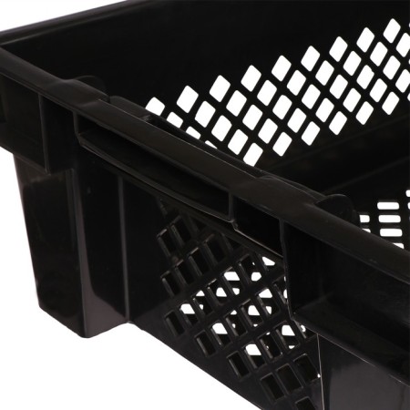 The box is universal, plastic, 60 × 34 × 20 cm, 30 kg, black-1