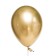 Latex ball 14 "Chrome", set of 50 pcs., Golden color
