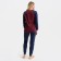 Women's costume (pants/jumper), indigo color/burgundy, size 48