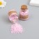 12/0 round beads in the bottle "Pink coral" 2x20 g set 2 pcs