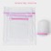 Bags for washing, 4 pcs: l = 60 × 50, m = 50 × 40, s = 40 × 30, cylinder = 15 × 16, white color
