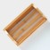 Porcelain sauces containers on a bamboo stand Bellatenero, 3 objects: 2 saucepan 420 ml, stand 17 × 7.2 × 17 cm, white color