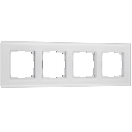 Frame for 4 posts Senso (white, glass Soft-Touch) W0043101