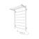 The electric heated tower "Sanprise" Aurora P8, 500x800 mm, right, white