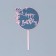 Topper "Happy Birthday", color pink gold