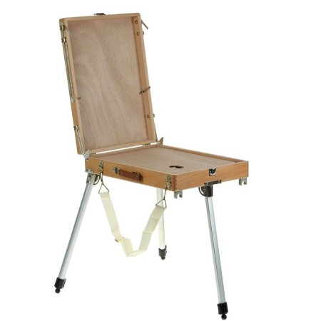 Sketum, 33 x 46 x 13 cm, maximum legs height 83 cm, metal, telescopic, beech-1