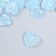 Decor for creativity Plastic "Heart" holography Purvalum set 20 pcs 1.6x1.6 cm 937146