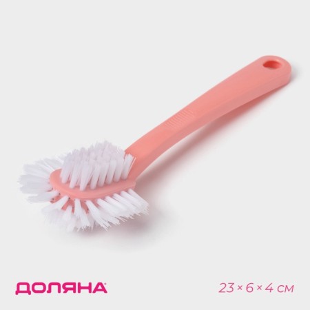 Brush for dishes of the share "Sphere", 23 × 6 × 4 cm, color mix