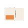 Folder with A4, 700 μm, 27 mm, calligrata duble neon, inner pocket, up to 180 sheets, orange neon