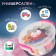 Sewing set, 81 item, in a plastic container, 11.5 × 11.5 × 5 cm