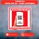 The plate "Entrance without QR - code is prohibited!" 200 × 200, adhesive base