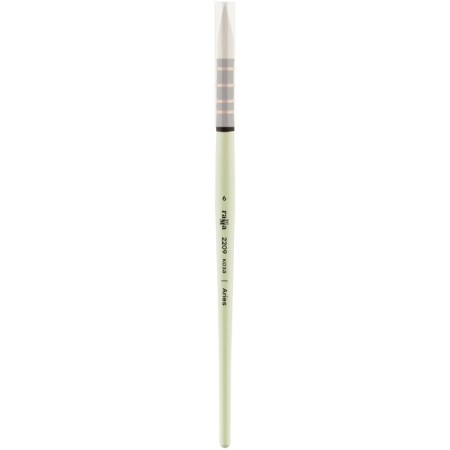 Cossack brush, round, gamut "Aries" No. 6, French mount, short handle-3