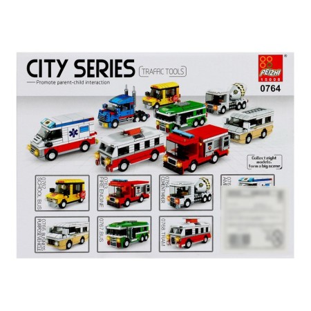 Designer city "Technique", 8 species mix-9