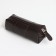 Pocket Key with lightning, textura, length 12.5 cm, ring, brown color