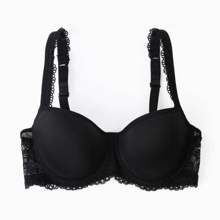 Women's bra, black color, size 75b-5