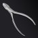 Pedicure nippers "Premium", 13 cm, blade length - 16 mm, silver color