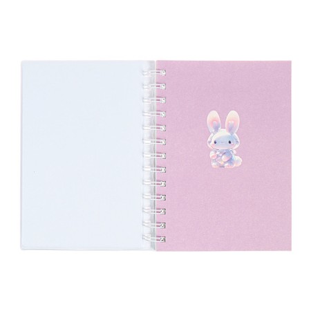 Notebook Gift Book on the crest 80l, line, color block, PVC Bun 3D cover (17.6x13.5cm) 105-4