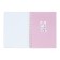 Notebook Gift Book on the crest 80l, line, color block, PVC Bun 3D cover (17.6x13.5cm) 105