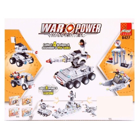 Designer "Armed Forces", 106 parts, 3 assembly options-3