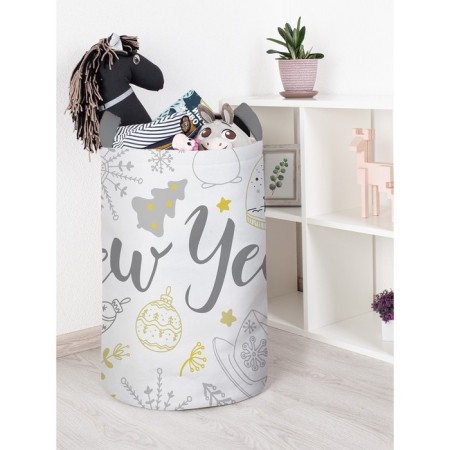 Basket for toys "New Year, size 40x60 cm