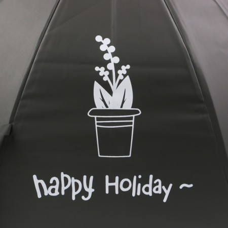 Umbrella - semi -automatic cane "Happy Holid", 8 spokes, r = 46 cm, mix drawing-6