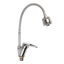 Accoona A4850A kitchen mixer, one -leaf, flexible surge, satin color