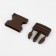 Fastex 38 mm, load up to 15 kg, 10 pcs, dark brown color
