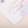 Congratulatory card on watercolor cardboard with embossing "Fly with happiness", 7.5 x 10.5 cm