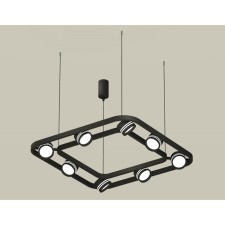 A set of suspended swivel with acrylic Ambrella Light, Traditional Diy, XB9182153, 8XGX53, Black Sand color, white matte