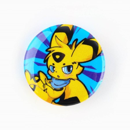 Metal icon, sunset "anime for children", d = 2.5 cm, mix-12