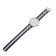 Women's watch quartz women "Geneva", white dial, strap textile