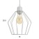 Bayerlux lamp "Batista" 3x40W E27 White 37x37x90cm