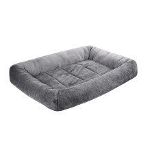 Fur Coala Lynchik Rectangular with a roller, 85 x 60 x 9 cm, gray