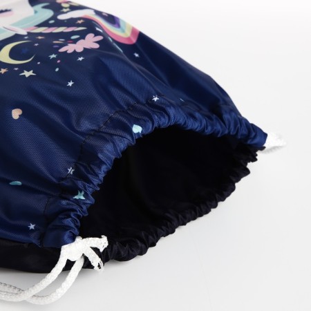 Bag for shoes on the lace, blue color-2