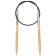 Circular knitting needles, bamboo, 4.5 mm/40cm, 1 pc
