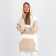Hudy female minku: casual collection beige color/ecrew, rn 48
