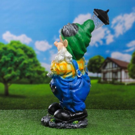 Garden Light "Dwarf with a lantern" 24x24x52cm-6