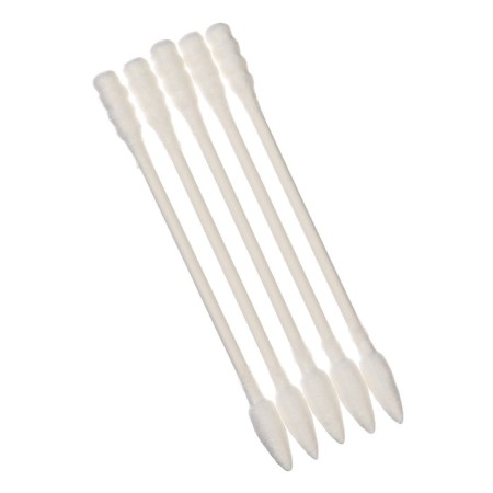 Cotton sticks in the tube 100 pcs., Tip - spiral | Sharp, cotton/paper (stick)-4