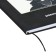 The universal diary for the 1-11 classes "Anime", a solid cover made of artificial leather, application, lies, 48 ​​sheets, black